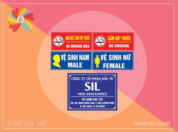 Bảng mica dán tường