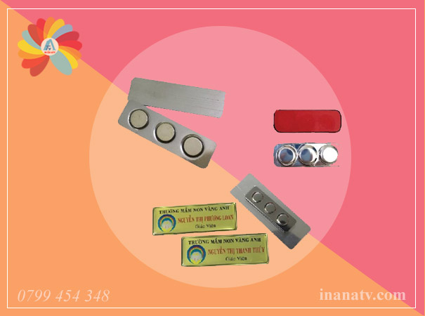 Phôi thẻ , kim gài nam châm