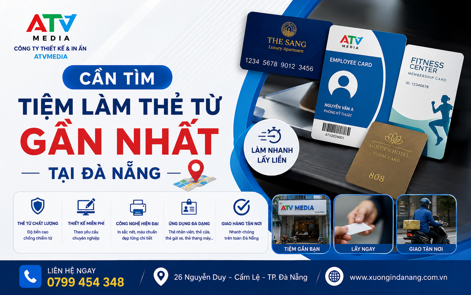 Cần Tìm Tiệm Làm Thẻ Từ Gần Nhất Tại Đà Nẵng