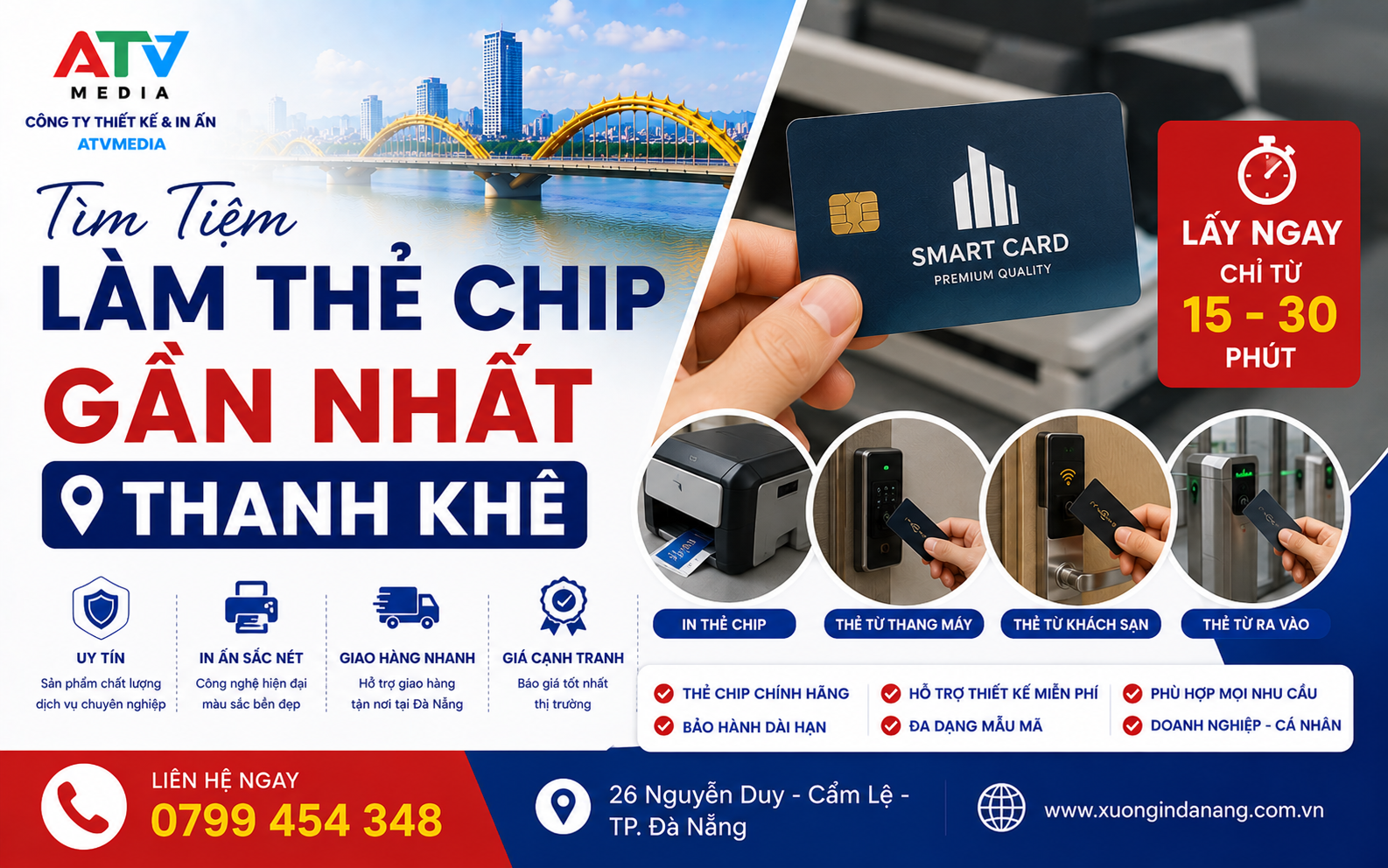Tìm Tiệm Làm Thẻ Chip Gần Nhất Thanh Khê