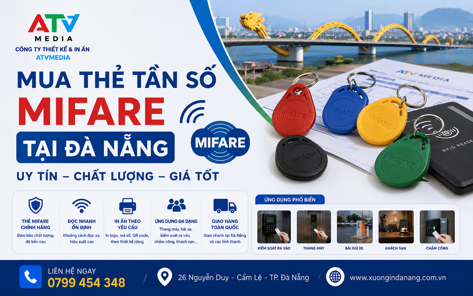 Mua Thẻ Tần Số Mifare Tại Đà Nẵng Uy Tín